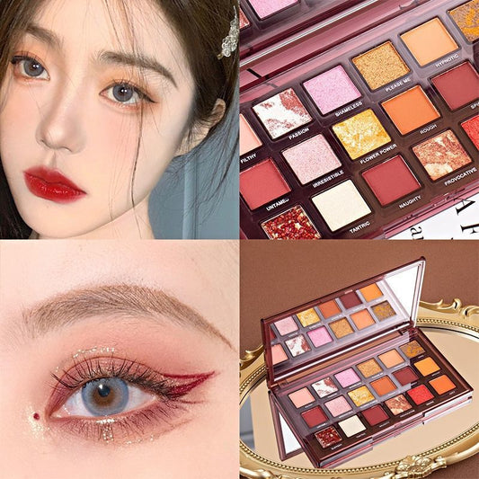 18-Color Lazy Matte Eye Shadow Palette - Bold & Beautiful