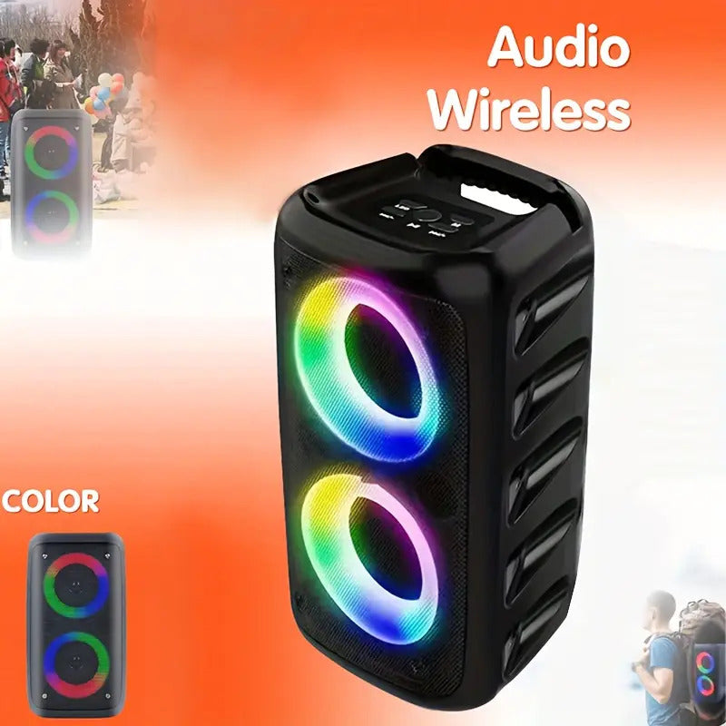 Wireless Stereo Speaker with Subwoofer – Party & Outdoor Ready