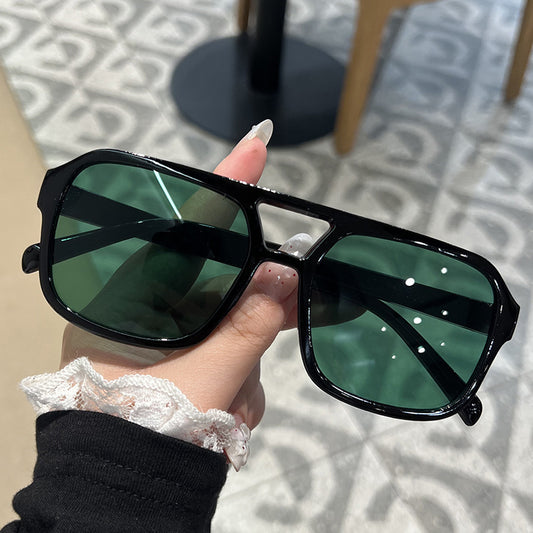Double Beam Candy Color Sunglasses for Chic Summer Style