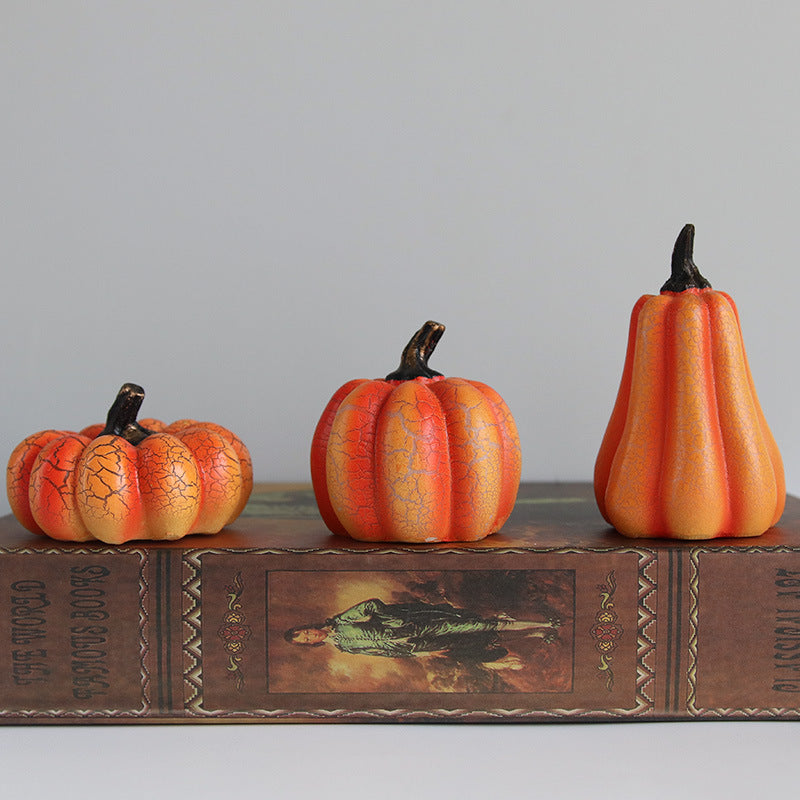 Buy Halloween LED Pumpkin Lantern Resin Candle Light Decor