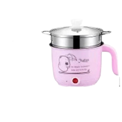 1.8L non-stick pan pink + steamer