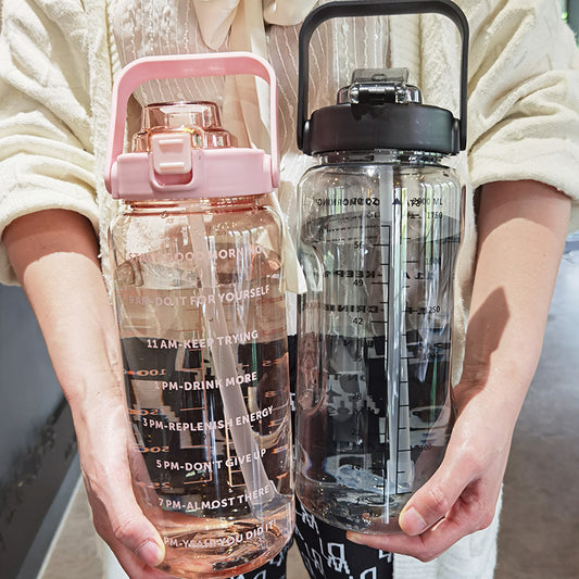Large Plastic Cup Portable Water Bottle for Daily Hydration