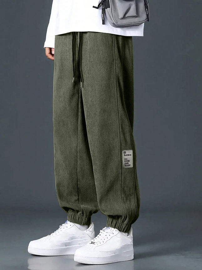 Casual Corduroy Work Pants for Sports and Everyday Comfort