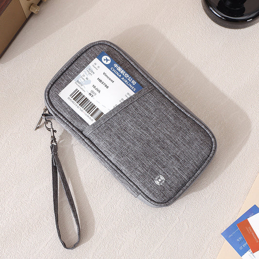 Water-Resistant Oxford Passport Holder for Travel Essentials