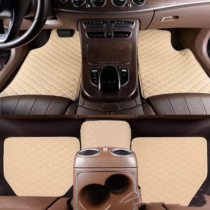 Universal Right Rudder Leather Quilted Full Surround Pad