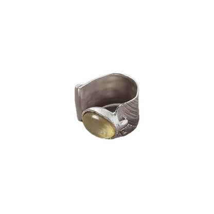 Buy Star Trace Wide Band Ring Vintage Artistic Style Jewelry