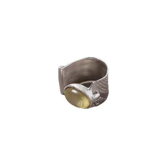 Buy Star Trace Wide Band Ring Vintage Artistic Style Jewelry