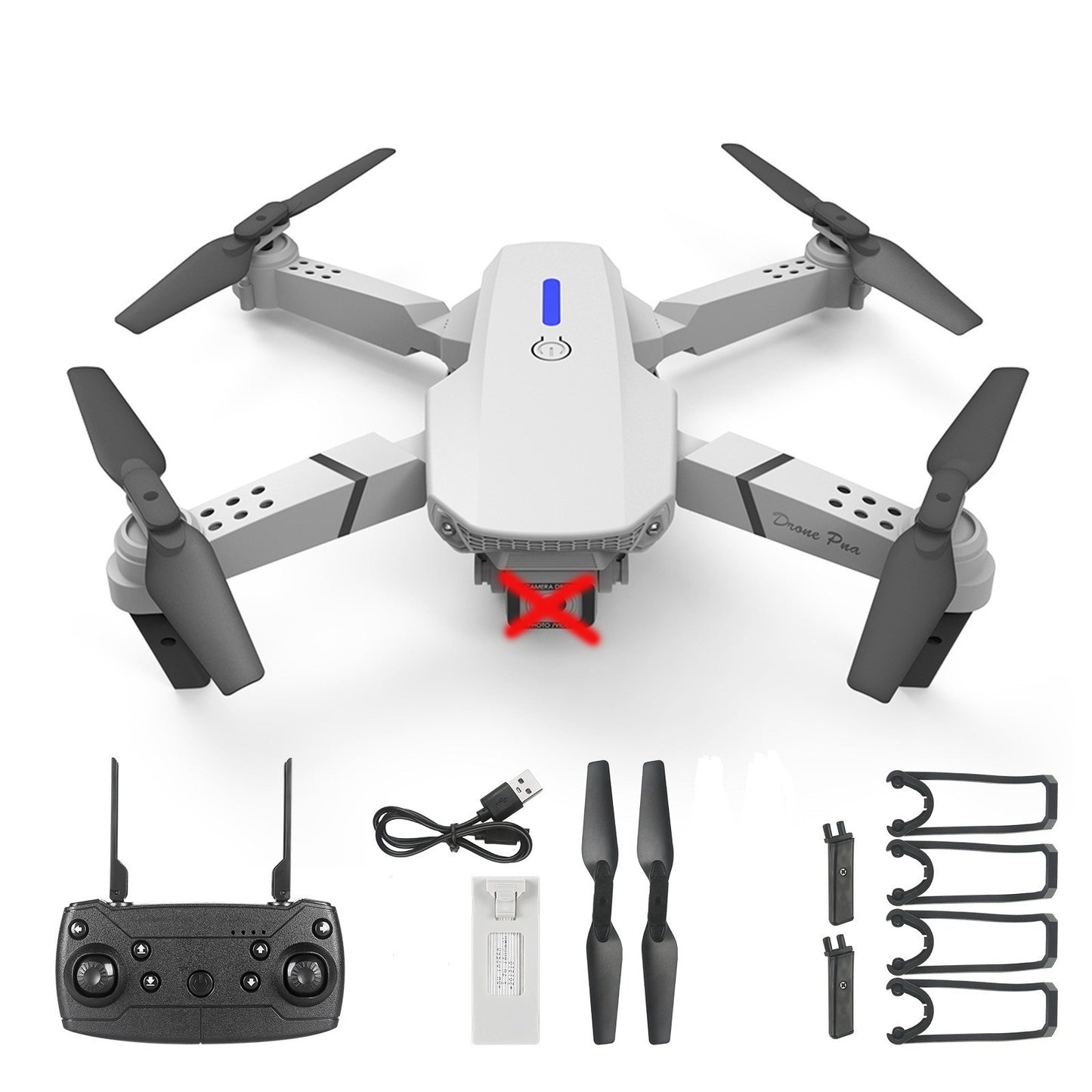 E88 Foldable Quadcopter Drone with Dual Cameras