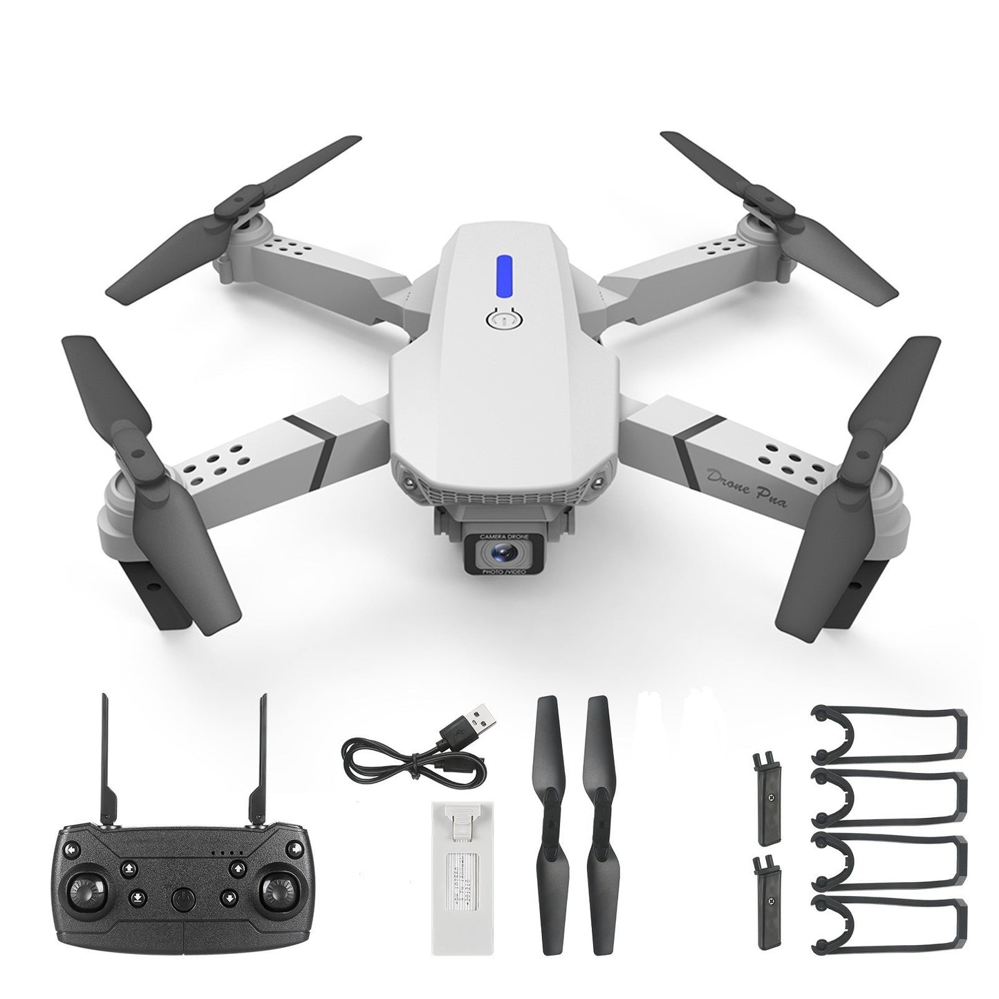 E88 Foldable Quadcopter Drone with Dual Cameras