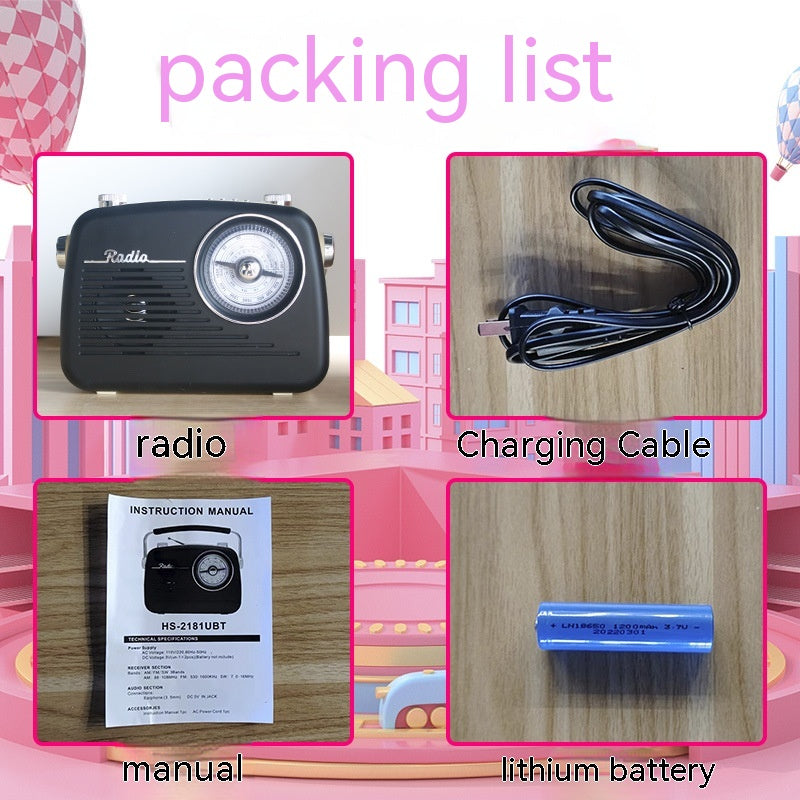 Speaker Signal Strong Stereo Portable Radio – Clear Sound