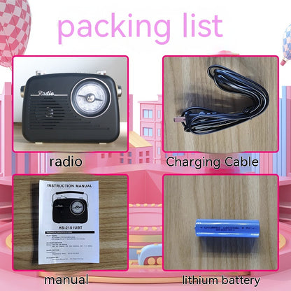 Speaker Signal Strong Stereo Portable Radio – Clear Sound