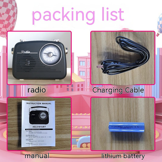Speaker Signal Strong Stereo Portable Radio – Clear Sound