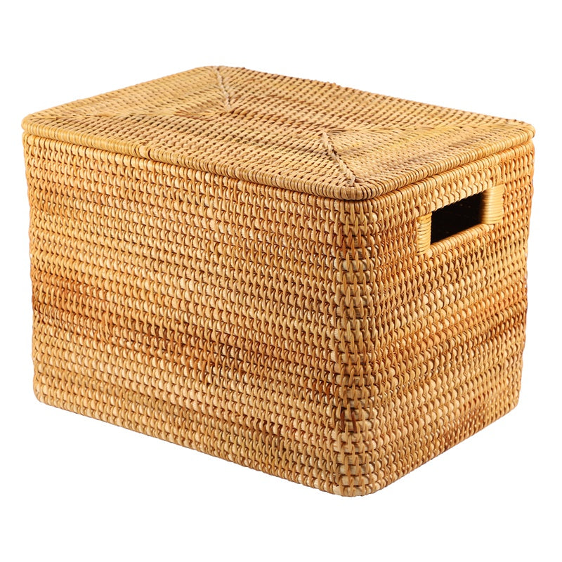 Handmade Vietnamese Rattan Storage Baskets Stylish & Durable