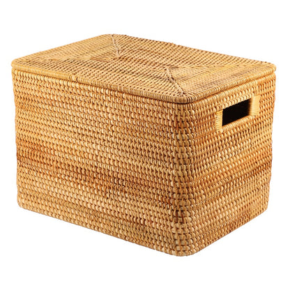 Handmade Vietnamese Rattan Storage Baskets Stylish & Durable