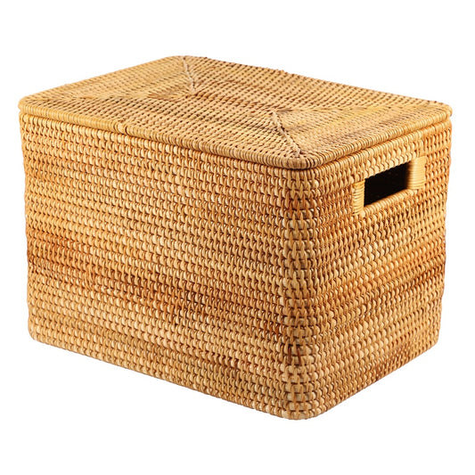 Handmade Vietnamese Rattan Storage Baskets Stylish & Durable
