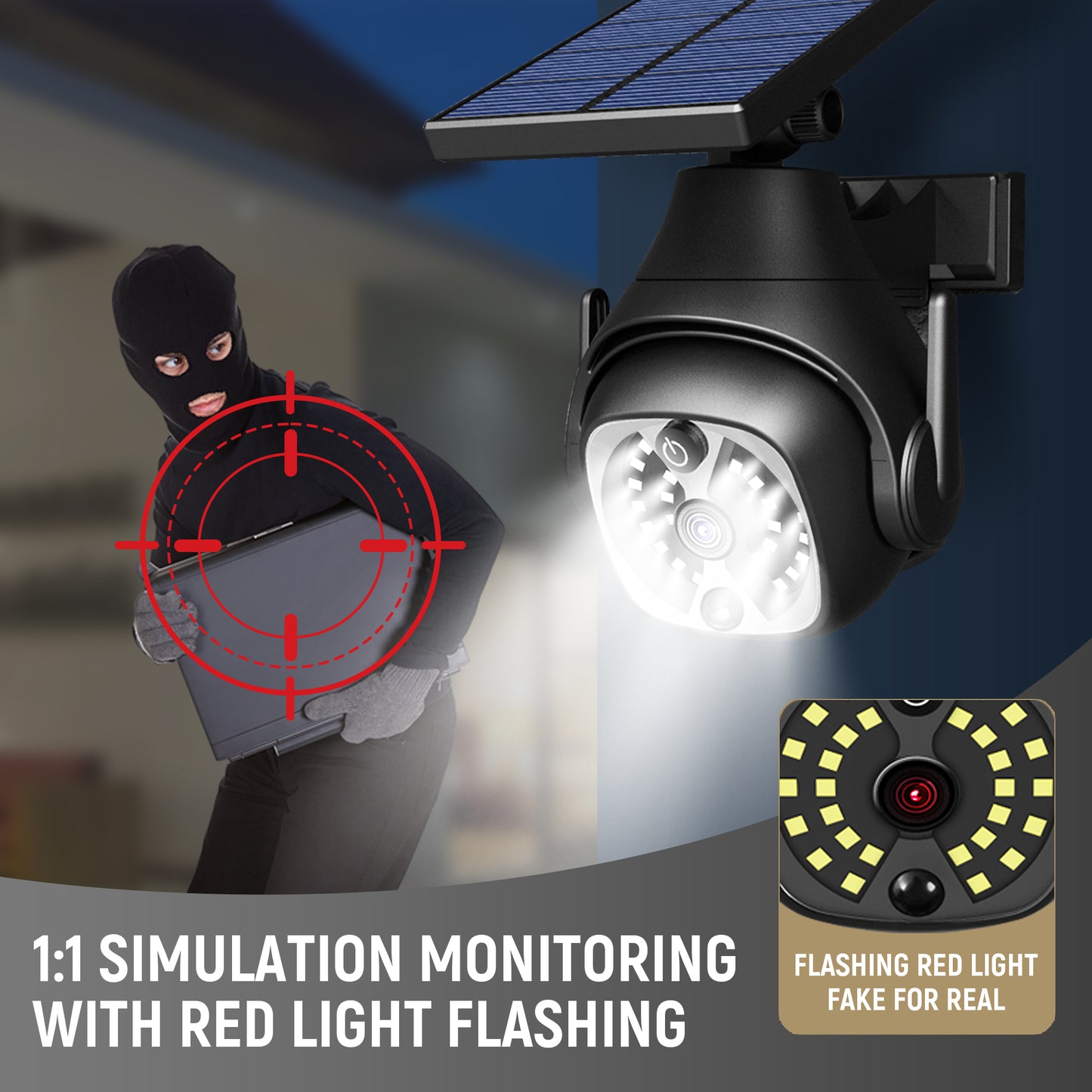 Solar Courtyard Lights – Human Sensing & Outdoor Waterproof