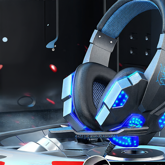 Wired Gaming Headset With Microphone for PC Console Gear Set