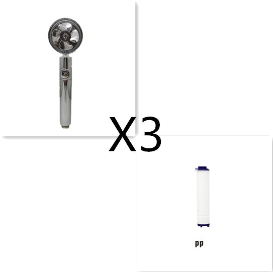 Buy Shower Head Water Saving – 360° Rotating ABS Rain Nozzle