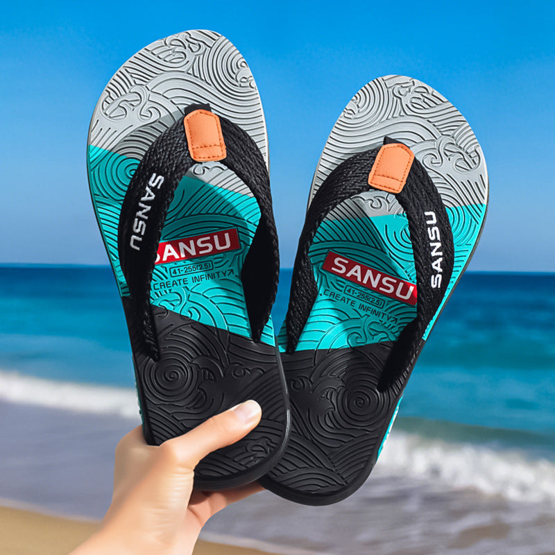 Men’s Outdoor Flip-Flops – Comfortable Slippers for Home Use