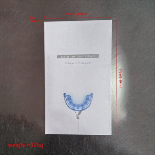 Portable Teeth Whitening Kit With LED Light and Gel Care Use