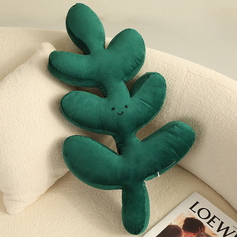 Buy Green Plant Pillow Home Philodendron for Modern Living