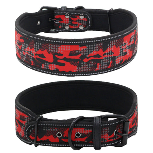 Reflective Camouflage Dog Collar – Comfortable and Durable