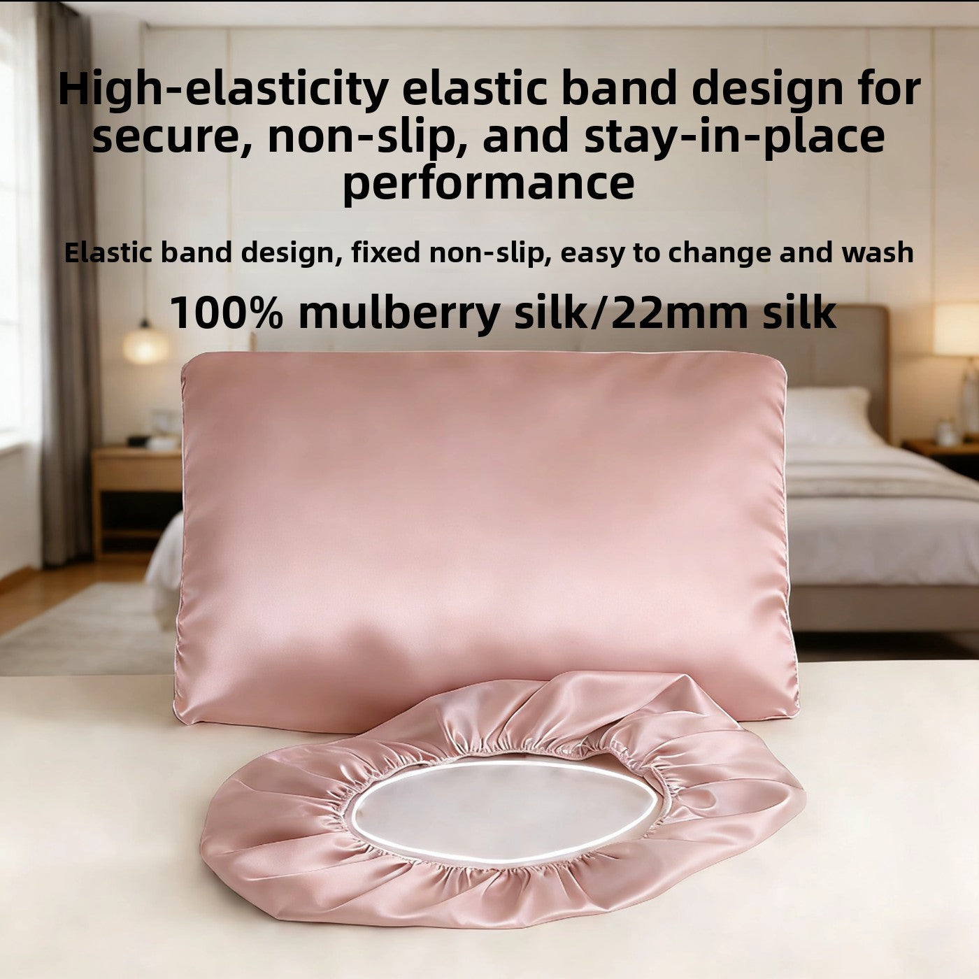 Mulberry Silk Pillowcase for Smooth Hair and Soft Skin Care