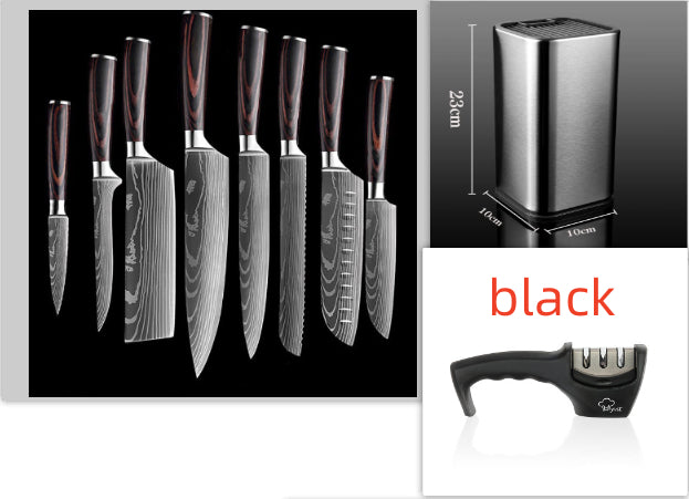 Chef Knives Kitchen Knives Cleaver and Slicing Knife Set