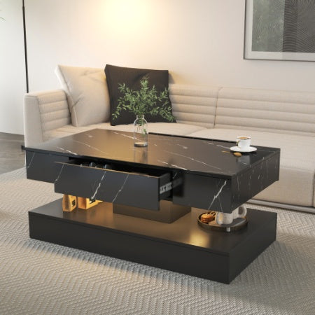 Buy Modern 6.93IN High LED Coffee Table for Living Room Decor
