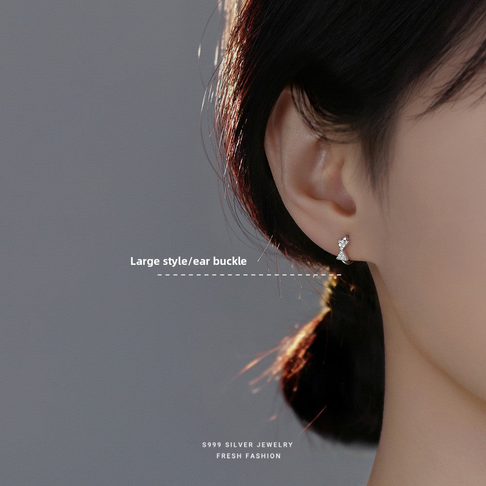 Ear bone stud earrings
