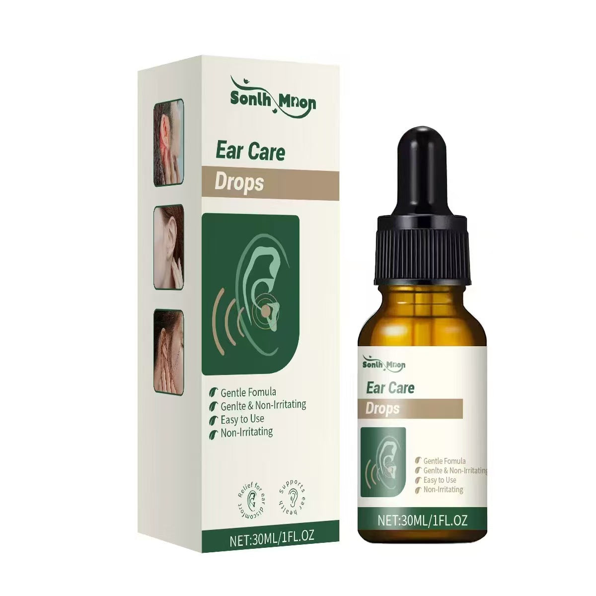 Ear Care Drops for Gentle Massage and Antibacterial Protection