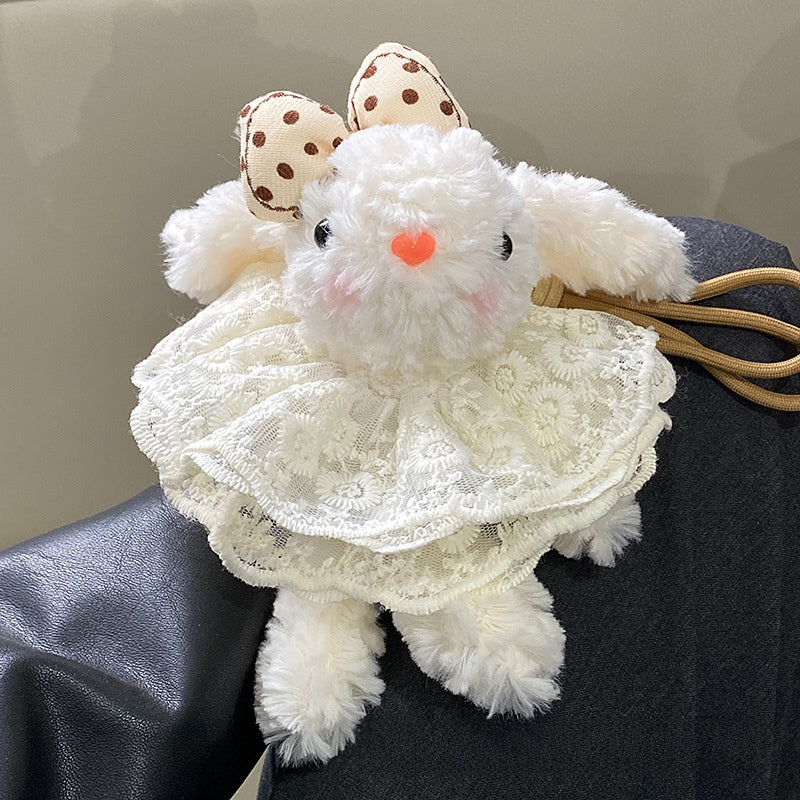 Ear-hanging rabbit plush toy