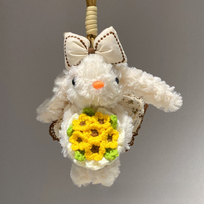 Ear-hanging rabbit plush toy