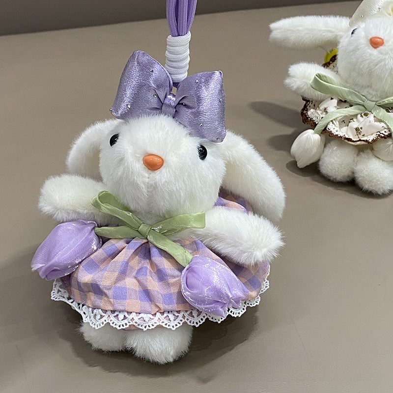 Ear-hanging rabbit plush toy