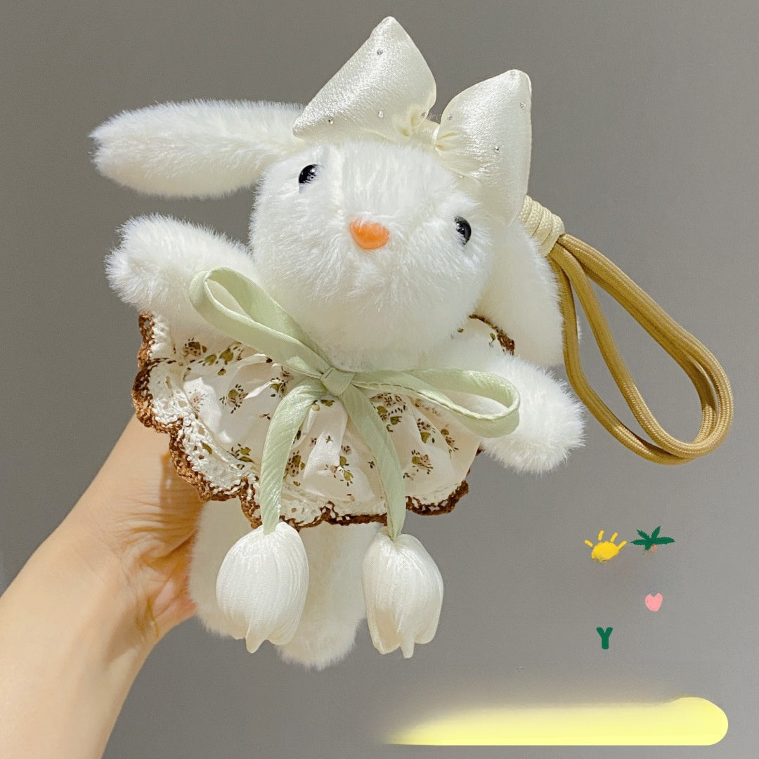 Ear-hanging rabbit plush toy