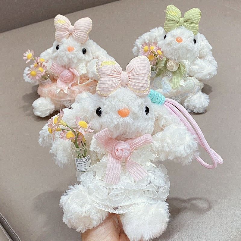 Ear-hanging rabbit plush toy