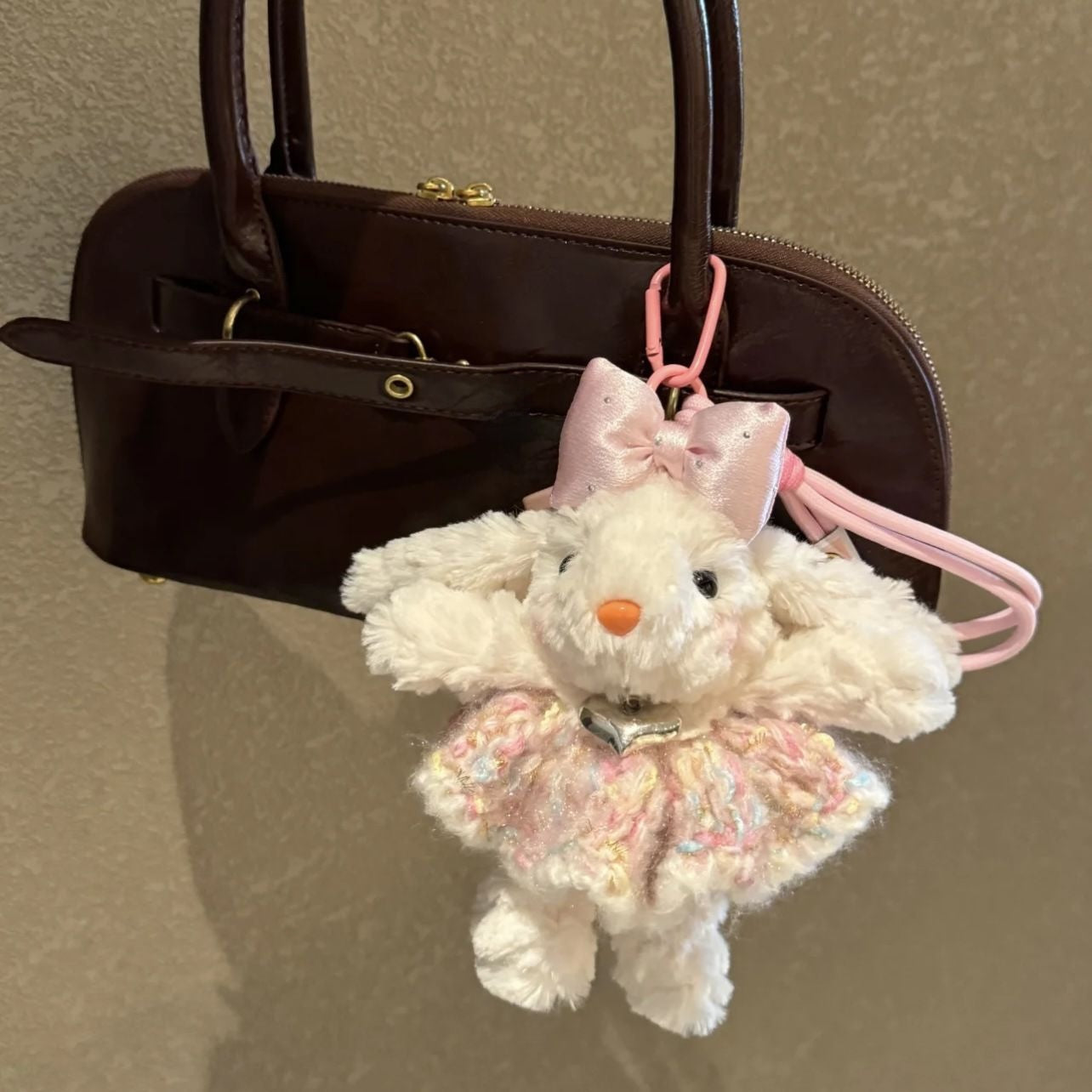 Ear-hanging rabbit plush toy