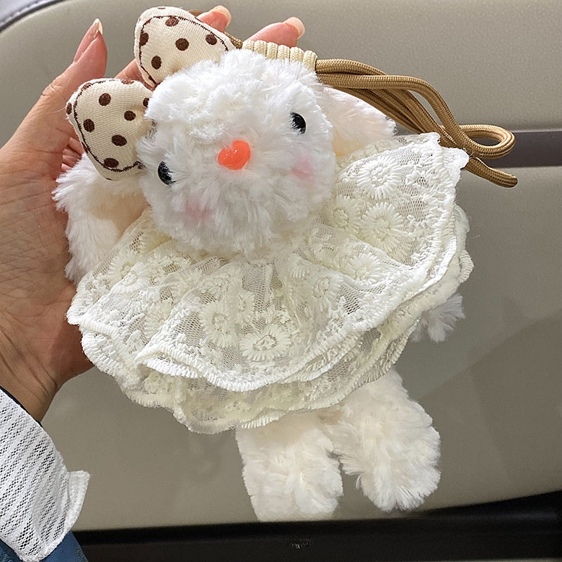 Ear-hanging rabbit plush toy