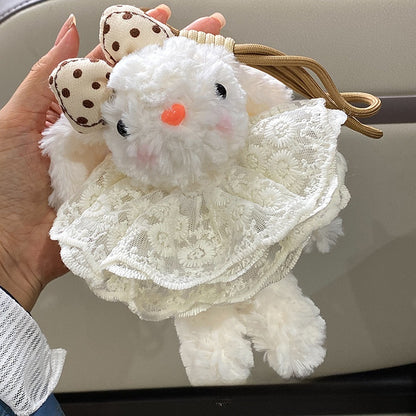 Ear-hanging rabbit plush toy