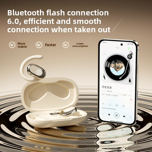 Ear-Hook Bluetooth Headset with Bone Conduction