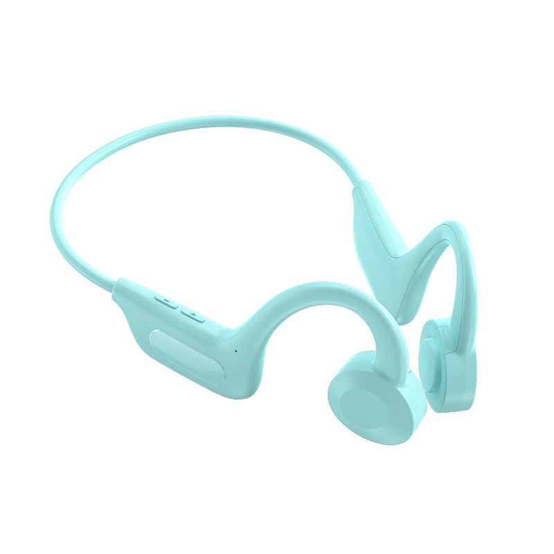 Ear-hooked bone-conduction Bluetooth headphones
