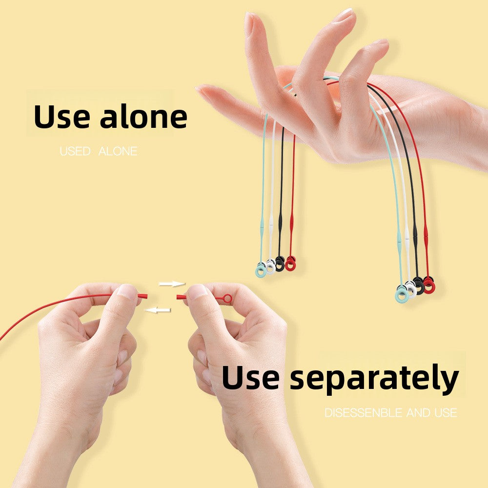 Earbud Lanyard Silicone Neck Strap