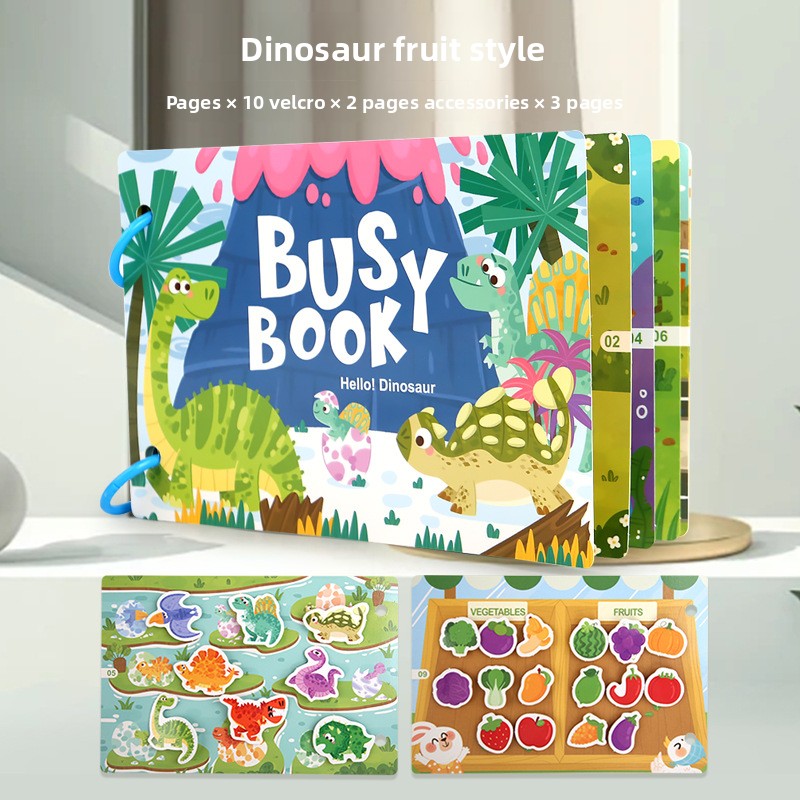 Early Education Busy Book Cognitive Puzzle
