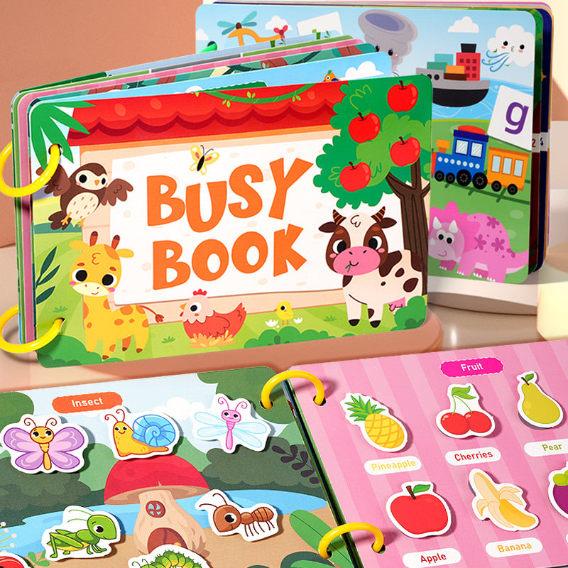 Early Education Busy Book Cognitive Puzzle