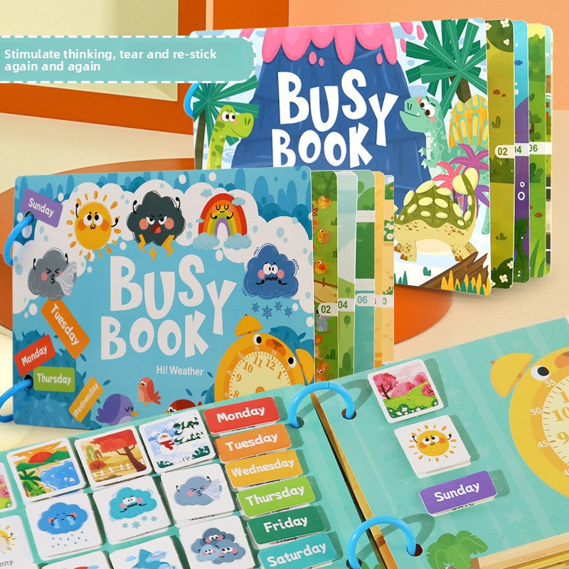 Early Education Busy Book Cognitive Puzzle