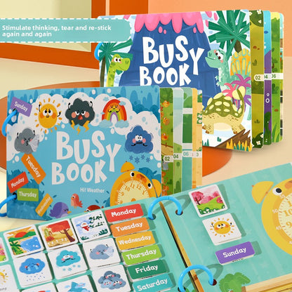 Early Education Busy Book Cognitive Puzzle