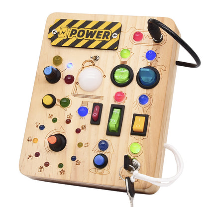 Early Education Wooden Busy Board