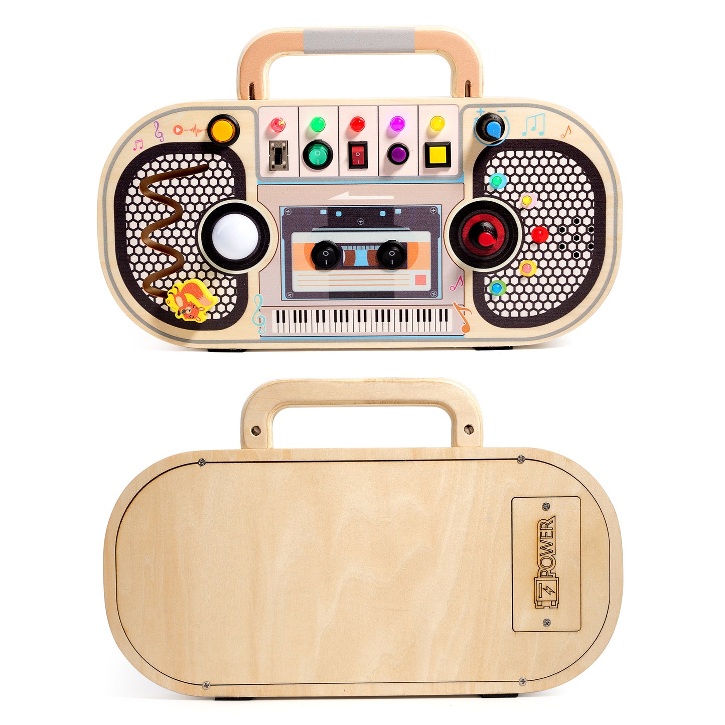 early education wooden led lamp