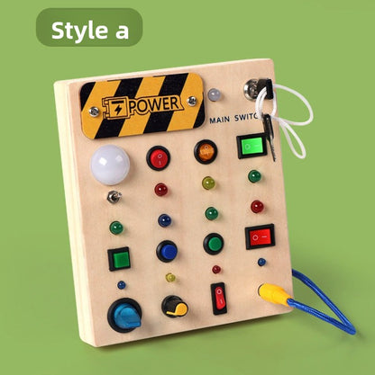 early education wooden led lamp