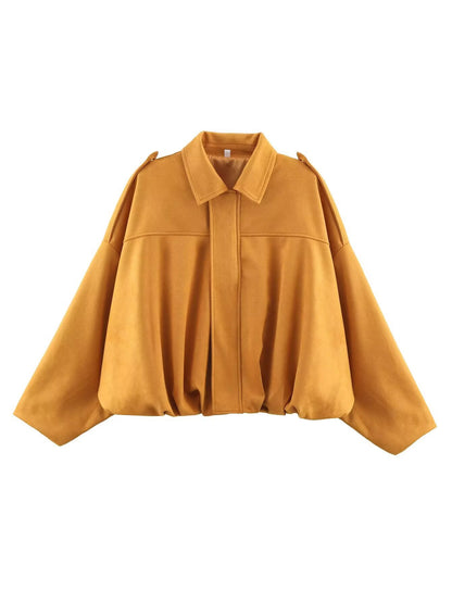 Early spring new style suede casual women's jacket